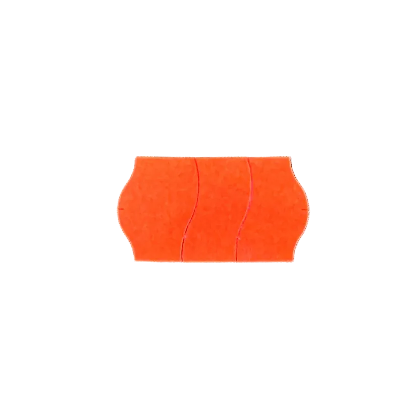 22x12 Rouge Fluorescent Anti-fraude