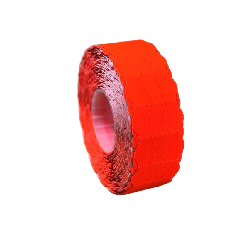 22x12 Rouge Fluorescent Anti-fraude
