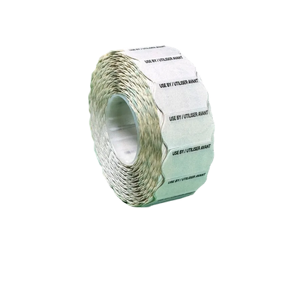 22x12 White Use By / Utiliser Avant