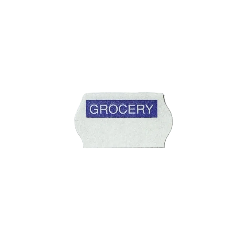 22x12 White Grocery