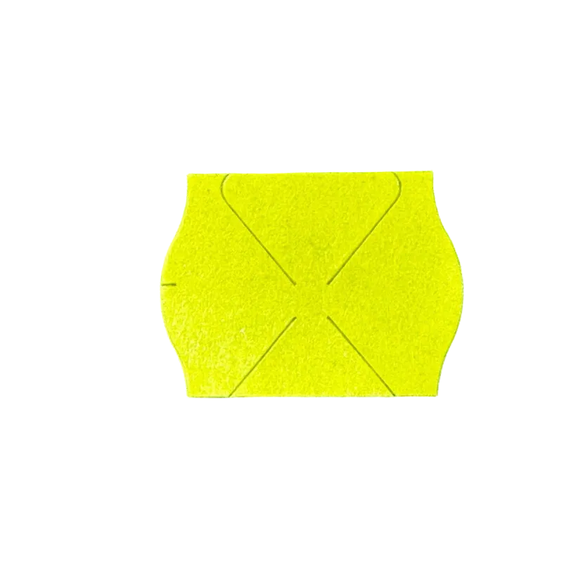 22x16 Jaune Anti-fraude